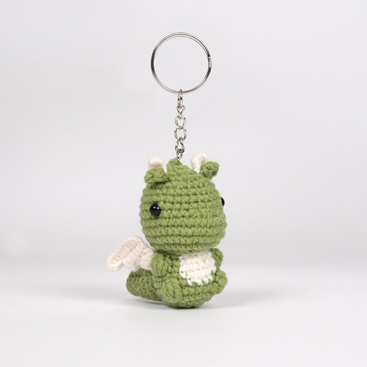 Amigurumi Dragon Keychain