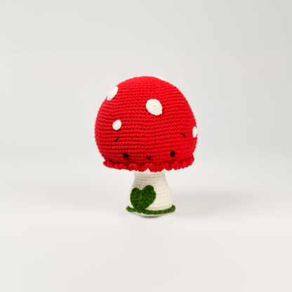 Amigurumi Mushroom Rattle