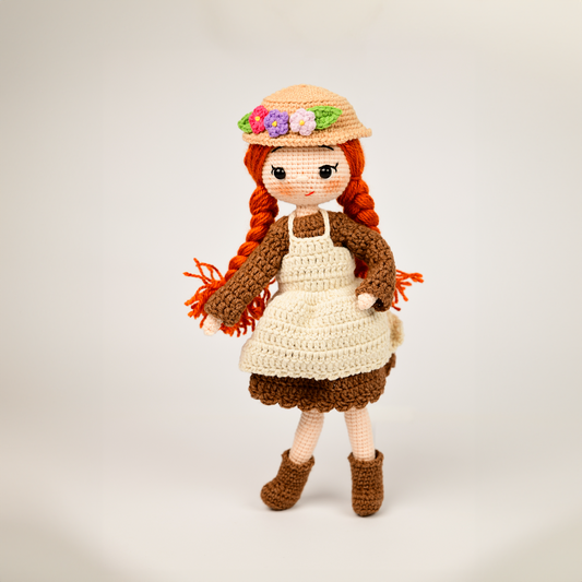 Amigurumi Anne of Green Gables Doll