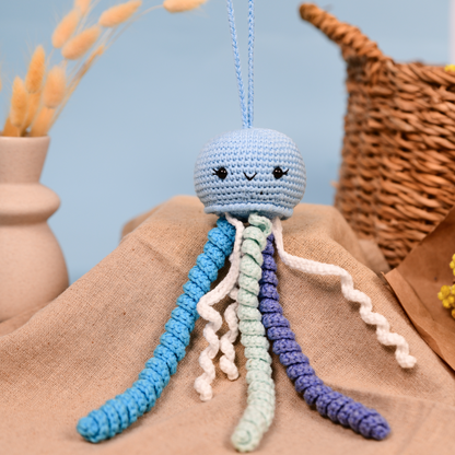 Amigurumi Octopus Hanging Toy