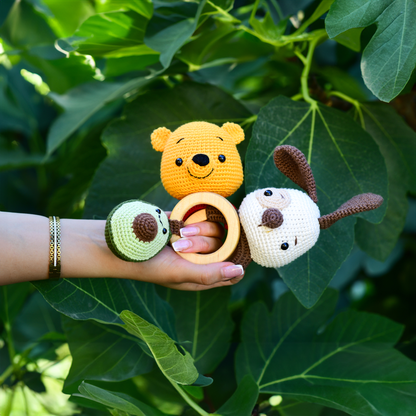 Amigurumi Bunny Teething Ring