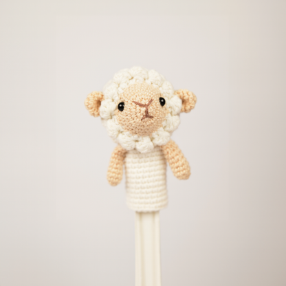 Amigurumi Sheep Finger Puppet