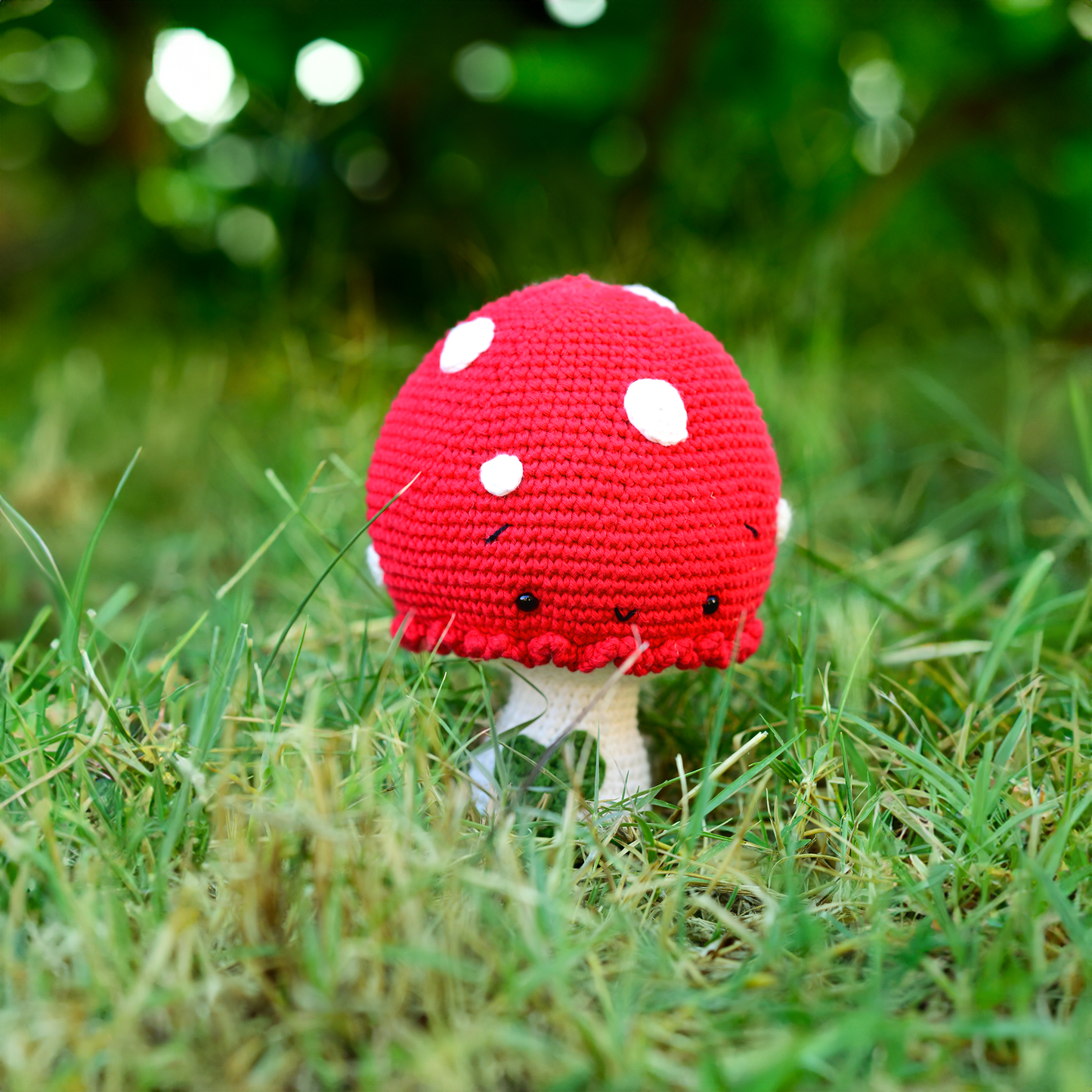 Amigurumi Mushroom Rattle