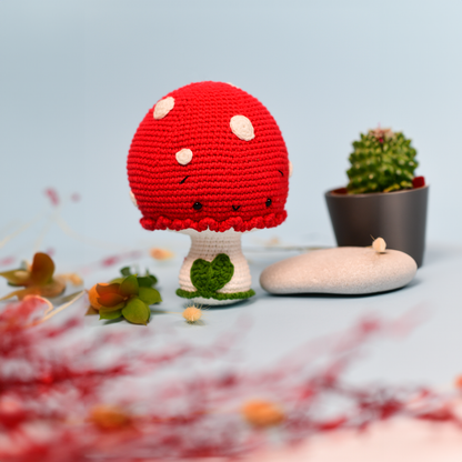 Amigurumi Mushroom Rattle