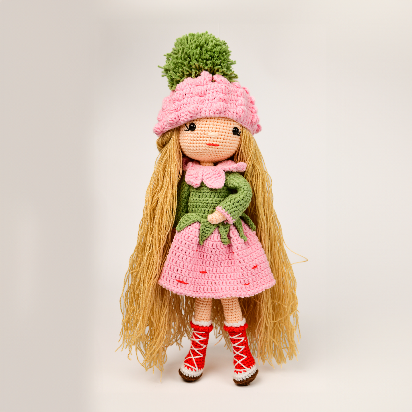 Amigurumi Strawberry Girl Doll