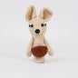 Crochet Kangaroo Finger Puppet