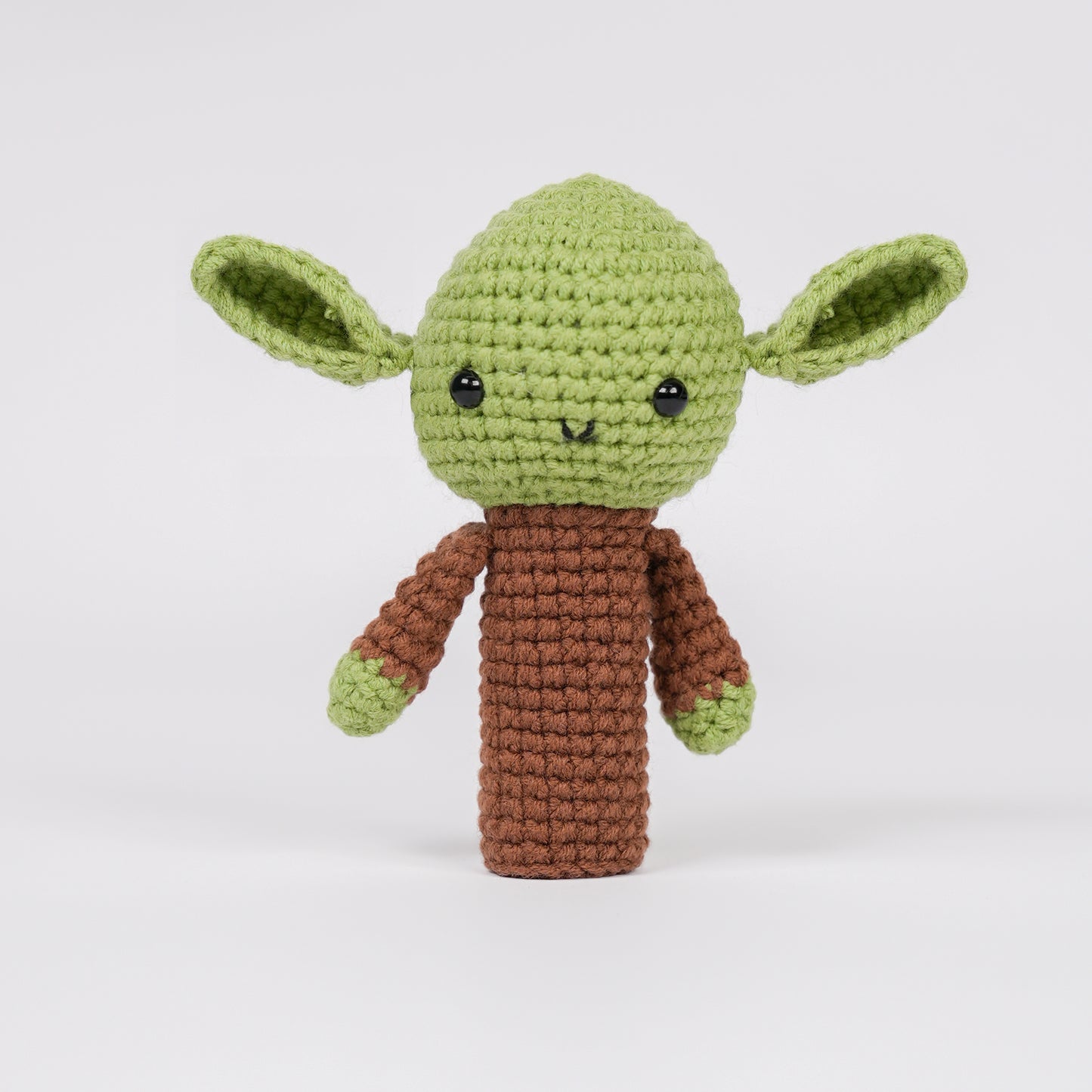 Crochet Yoda Finger Puppet