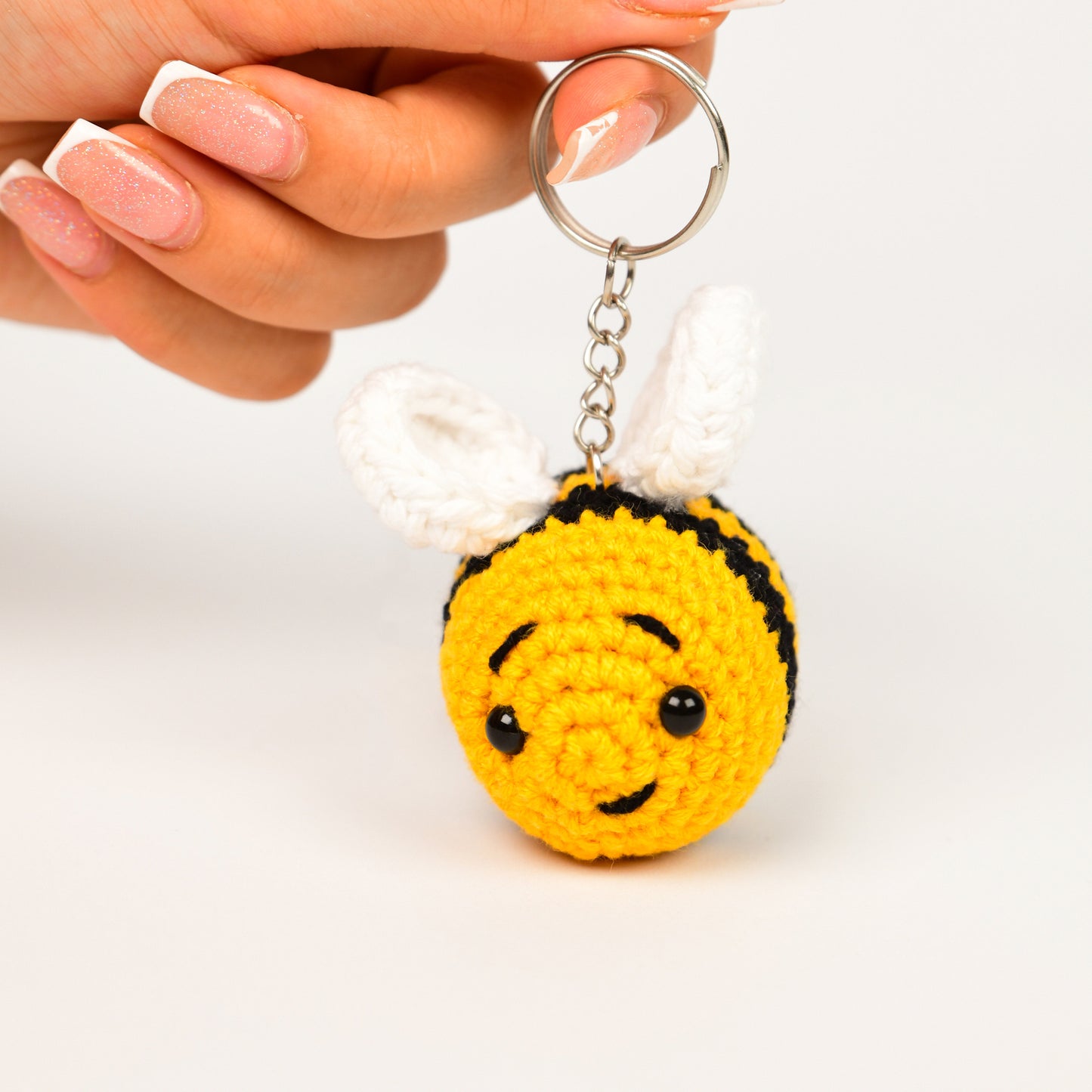 Amigurumi Bee Keychain