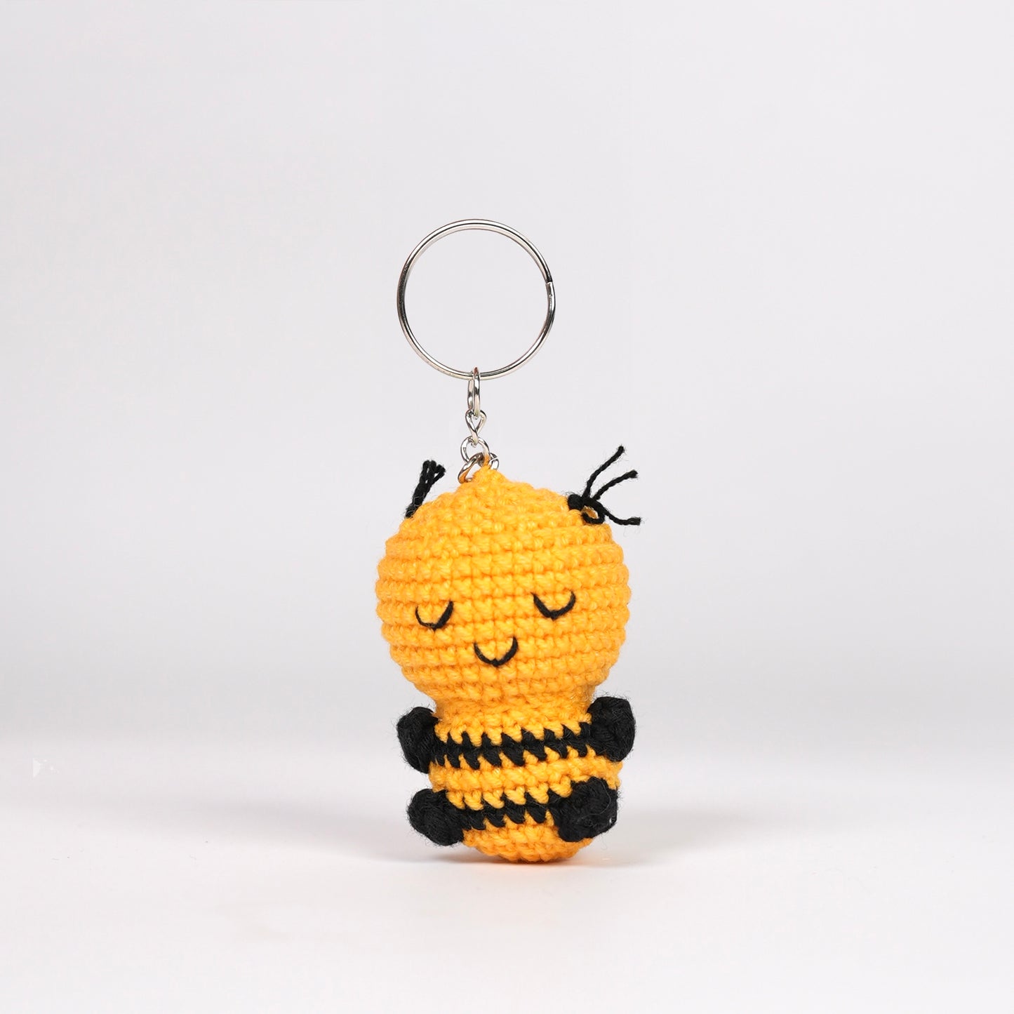 Crochet Bee Keychain