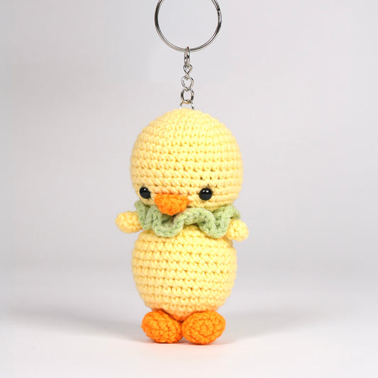 Amigurumi Chick Keychain