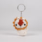 Adorable Crocheted Lion Keychain