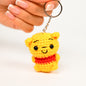 Amigurumi Pooh Bear Keychain